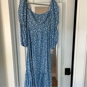 Reformation mica long sleeve dress